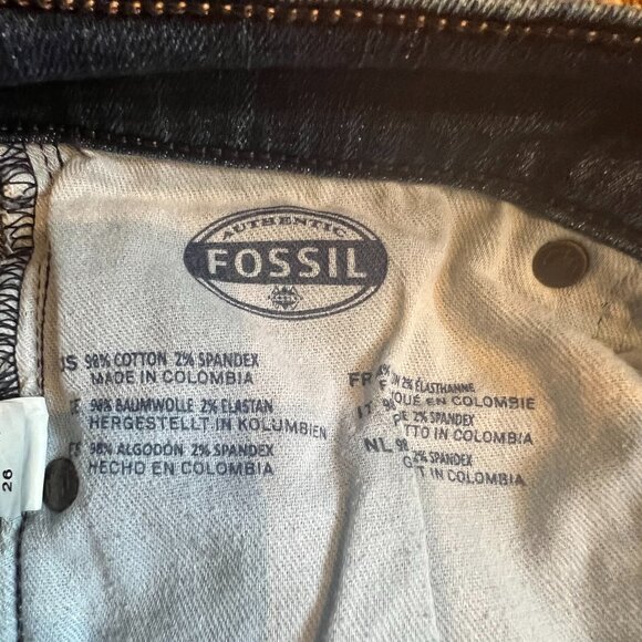 Fossil Vintage Straight Jeans Size 26 - Picture 6 of 10